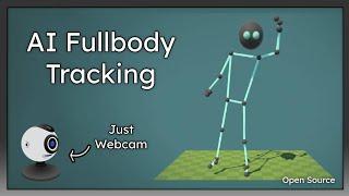 Realtime Full-Body Tracking via Webcam! | Google MediaPipe Pose, Unity, Open Source