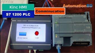 Kinco HMI with Siemens S7 1200 PLC  communication.