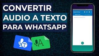  Cómo Convertir AUDIO de WhatsApp a TEXTO Fácilmente 