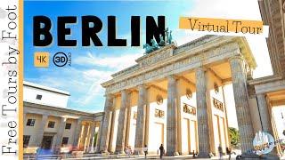 Berlin Walk | Berlin City Center Mitte Tour | (4K) Virtual 3D Audio + Historical Photos