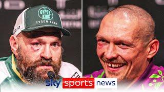 "I was robbed, Usyk got a Christmas gift" | Tyson Fury and Oleksandr Usyk react after rematch