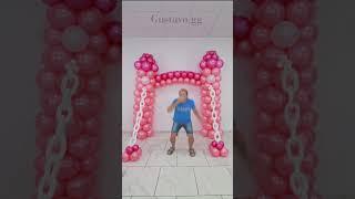 balloon decoration ideas  birthday decoration ideas at home #gustavogg #shorts