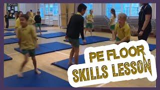 Teaching Gymnastics in PE Floor Skills Lesson