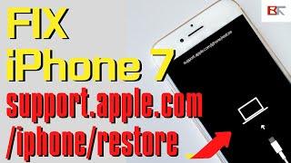 Fixed: iPhone 7 Stuck on support.apple.com/iphone/restore? Get Out of Recovery Mode Now!