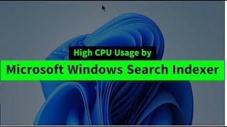 {FIX} High CPU Usage by Microsoft Windows Search Indexer in Windows 10/11 Three Methods