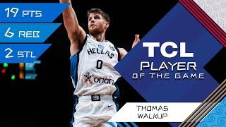 Thomas Walkup (19 PTS) | TCL Player Of The Game | GRE vs SLO | FIBA OQT 2024 Greece