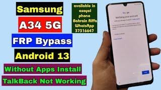 Samsung A34 FRP Bypass Android 13 | Samsung A34 FRP Unlock/Bypass Google Account | Method 2023 A346E