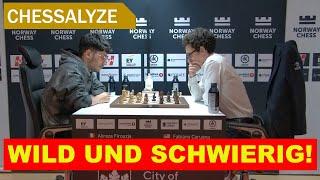 Hochklassig trotz dieser...Eröffnung| Firouzja vs Caruana | Norway Chess 2024 Runde 2