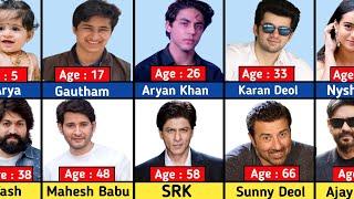 Famous Actor And Their Son/ Daughter Age Comparison | Indian actor and their son/daughter #actor