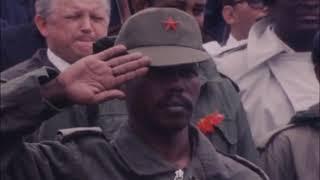 Colonel Mengistu Watches Army & Militia | May Day Celebration | Addis Ababa, Ethiopia | May 1978