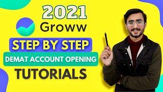 Groww Demat account opening 2021 || Process for Opening Demat Account (हिंदी) ||  Groww by Shivansh