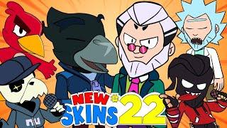 BYRON VS CROW NEW SKINS IDEAS - BRAWL STARS ANIMATION #22