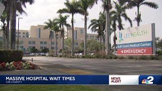 Lee County patients say they're waiting hours in packed emergency rooms