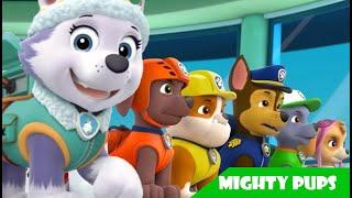 ▶️PAW Patrol Mighty Pups Tales Charged up Ep6 Rocky and Rubble Snow Rescue Mission Cutscenes