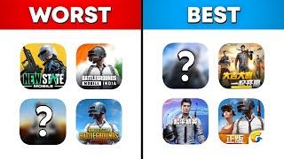 Forget BGMI  All 15+ *PUBG VERSIONS* Ranked From WORST To BEST 