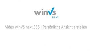 winVS next 365 | Persönliche Ansicht