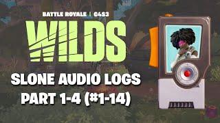 ALL 14 Fortnite SLONE AUDIO LOGS (With Subtitles) | Ch4 Season 3 Storyline