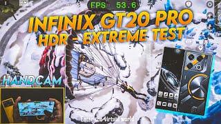 INFINIX GT 20 PROHDR - EXTREME  TEST HANDCAM WITH FPS METER BGMI / PUBG #infinixgt20pro #infinix