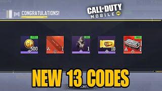 *NEW* CODM 13 NEW WORKING REDEEM CODES DECEMBER 2024 | CALL OF DUTY MOBILE NEW CP REDEEM CODES 2024