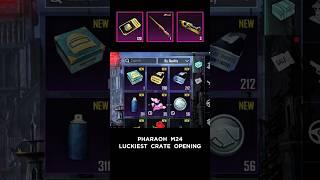 Pharaoh M24  Luckiest Premium Crate Opening #pubgmobile #pubg #pubgm