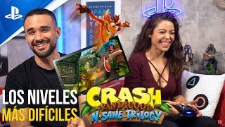 Los NIVELES más DIFÍCILES de CRASH BANDICOOT con LMDSHOW y ALBA | Conexión PlayStation