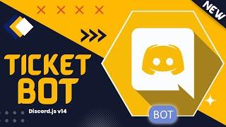 NEW! How to make Discord Bot + Ticket System + 24/7 Online