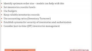 Working Capital Management