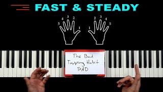The SECRET to become FAST & STEADY on the PIANO