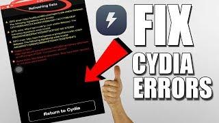 How to Fix Cydia Red & Yellow Error Messages | MAKE CYDIA LOAD FASTER | Ios 11 - 11.1.2