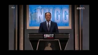 Guy predicts 3 draft picks in a row (2017 nba draft)