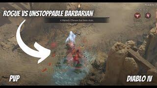 DIABLO 4 - Rogue destroys unstoppable Barbarian - Hatred's Chosen
