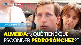 Almeida a Sánchez: "Si está tan orgulloso de la ley, ¿por qué no estuvo en el debate?"