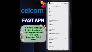 Celcom flax DATA APN Settings | Celcom fast internet 2023