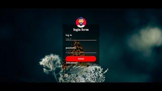 How To Create Login Form In HTML and CSS | Make Sign In Form Design