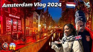 BRITISH TAKEOVER AMSTERDAM for 72 HOURS ️ | 2024 Travel Vlog ft. Red Light District 