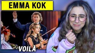 SINGER REACTS to 15 Year Old Emma Kok Sings Voilà – André Rieu, Maastricht 2023 (official video)