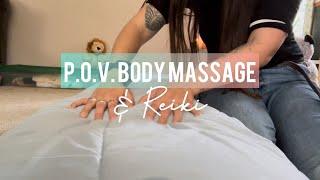 ASMR | POV Full Body Massage & Reiki (Fast, Chaotic)