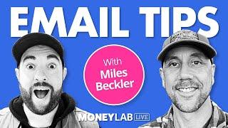 Easy EMAIL MARKETING Strategies for 2021 with Miles Beckler | Money Lab Live