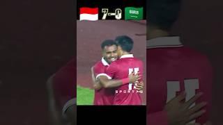 Indonesia VS Arab Saudi Imajinary Qualifier WC 2026 #shorts#football#indonesia