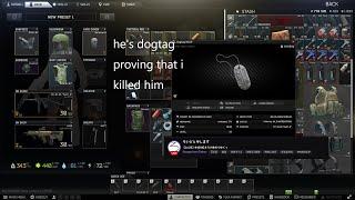 killed a ttv called roidsama in tarkov(skillful fight)