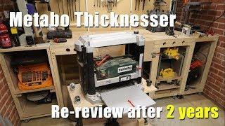 Metabo Thicknesser DH330 Re-Review After 2 Years of Use