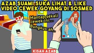 AZAB SUAMI SUKA LIHAT VIDEO CEWEK GOYANG PAMER AURAT DI TIKTOK | SINETRON AZAB