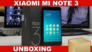 Xiaomi Mi Note 3 Unboxing