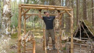 Bushcraft Kitchen Build Part 3 - The Roof