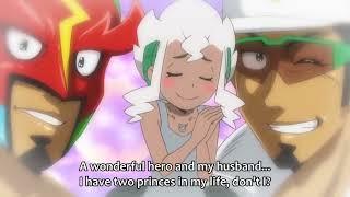 Burnett wants Kukui to meet Royal Mask Pokémon Sun and Moon Episode 92 English Sub