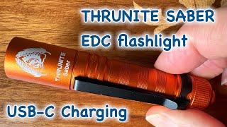 THRUNITE SABER EDC flashlight in 4k UHD