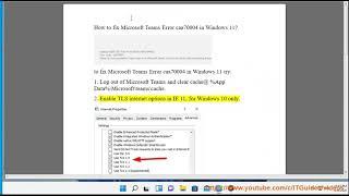 Fix Microsoft Teams Error caa70004 in Windows 11/10