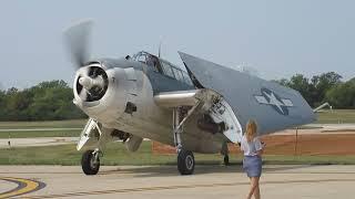 MVI 8291 Grumman TBM Avenger taxi in and park