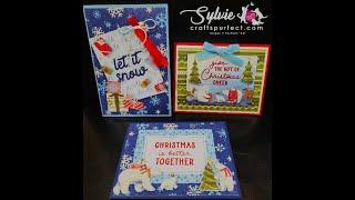 Stampin Up Quick & Easy Christmas Cards- Beary Christmas