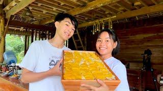 Making mango float with my brother | Nonchalant Vs Overacting | Philippines with English Subtitle